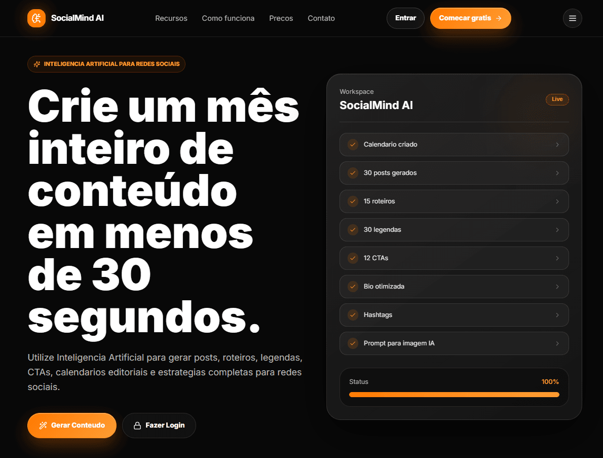Plataforma inteligente para acelerar a criação de conteúdo